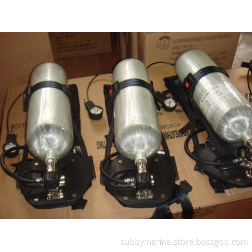 Hight Efficiency 5L Portable Breathing Apparatus For firefi